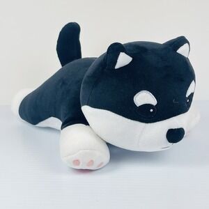 RARE SHIRO & MARO 13 in Black White Plush Stuffed Animal Dog TAGS
